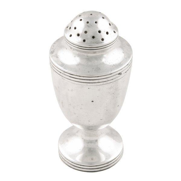 Antique Victorian Sterling Silver Pepper Pot 
