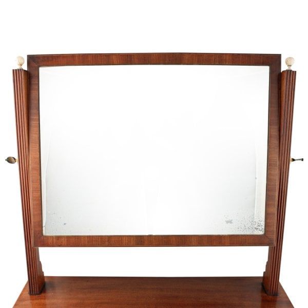 Antique Georgian Bow Fronted Dressing Mirror 