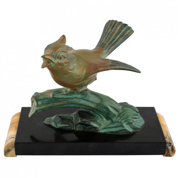 Art Deco Bronze Bird