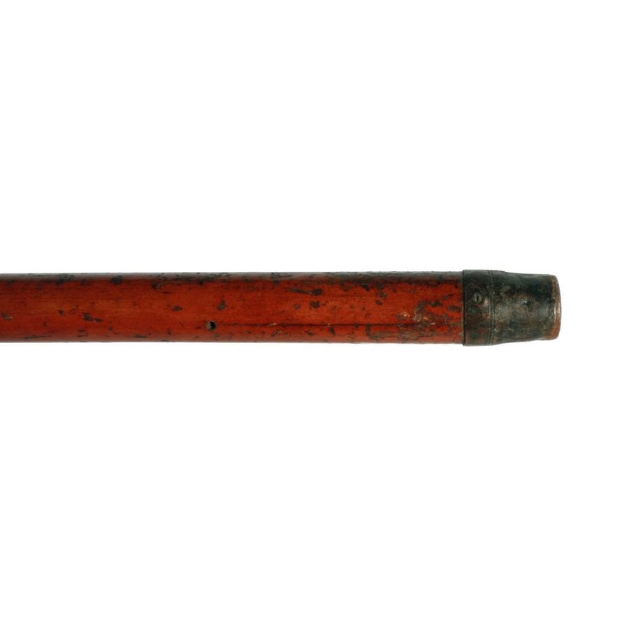Antique Edwardian Embossed Handle Walking Cane 