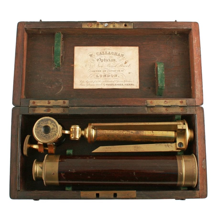 Antique Victorian Telescope by William Callaghan 