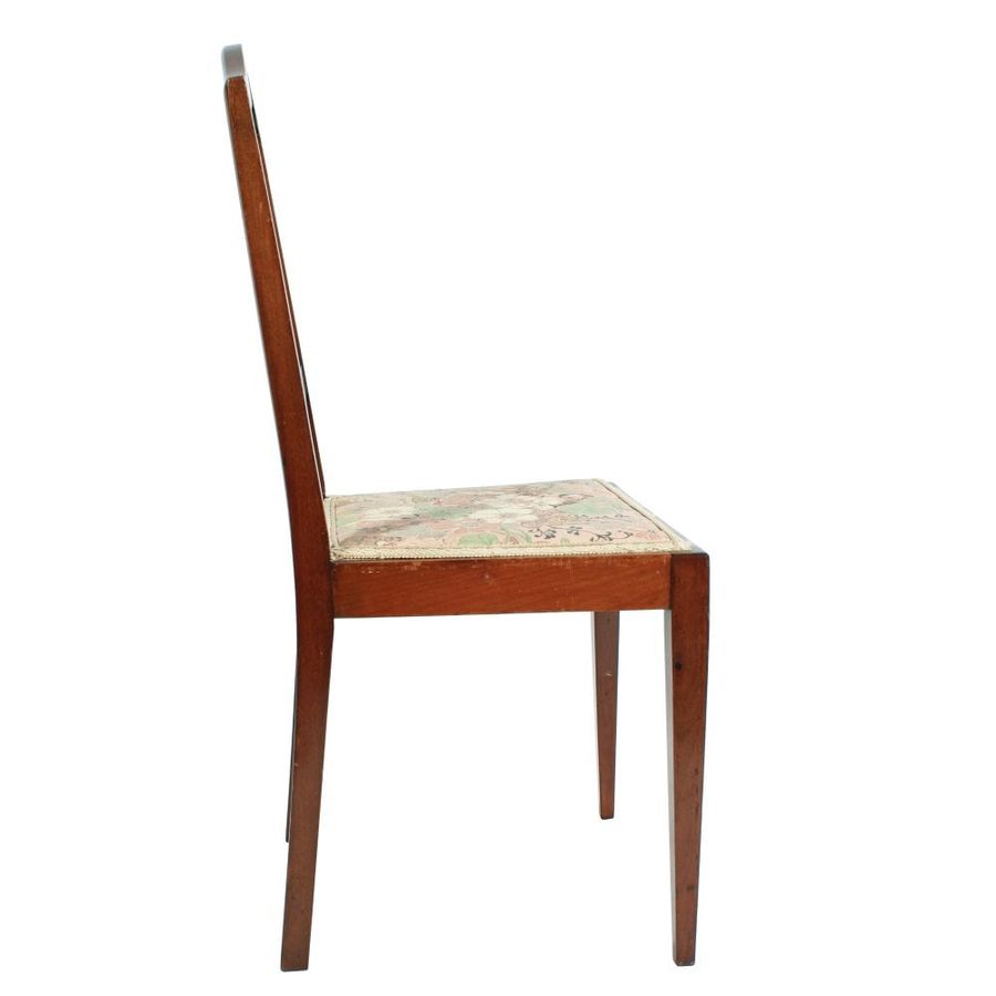 Antique Edwardian Mahogany Bedroom Chair 