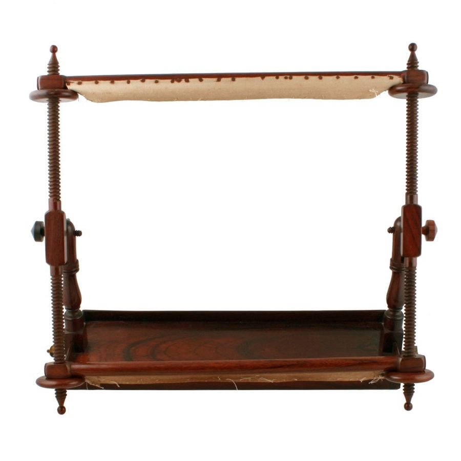 Antique 19th Century Rosewood Needlework Frame 