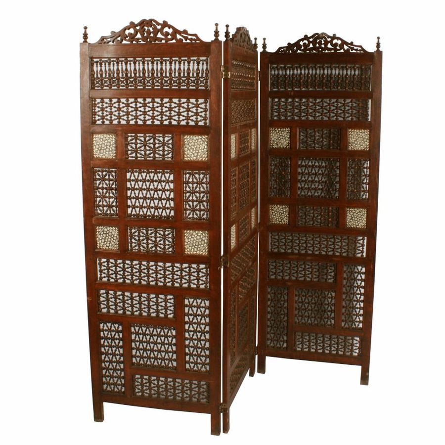 Antique North African Three Fold Screen 