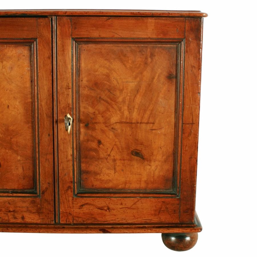 Antique Victorian Walnut Table Cabinet 