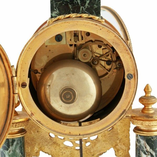 Antique Clock Garniture Set by H Luppens et Cie 