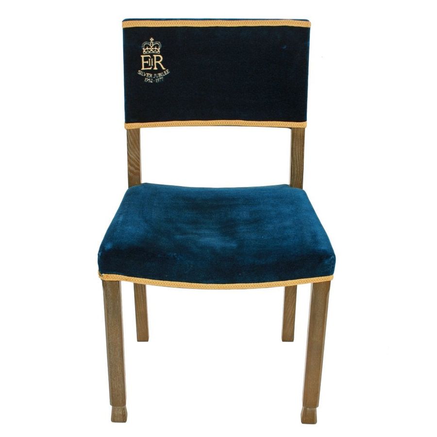 Antique Elizabeth II Silver Jubilee Chair 