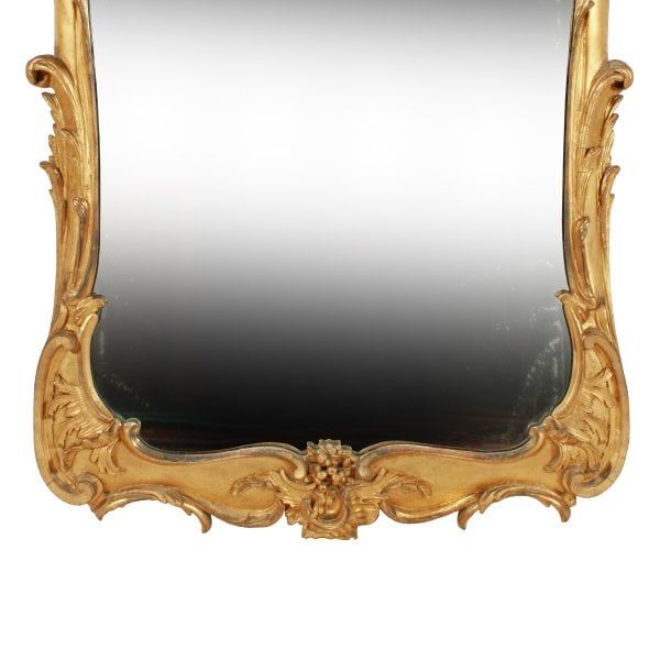 Antique 19th Century Gilt Wood Mirror 