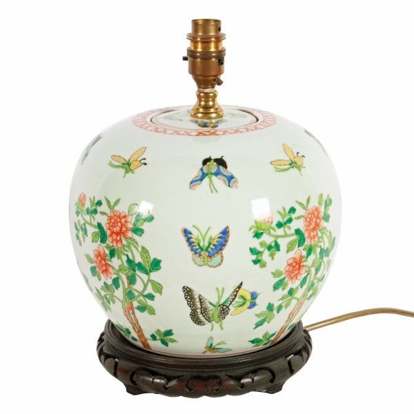 Antique 20th Century Chinese Table Lamp 
