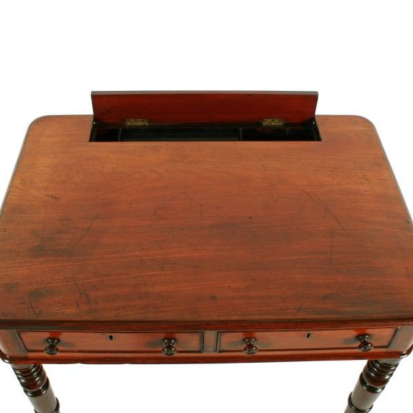 Antique George IV Mahogany Writing Table 