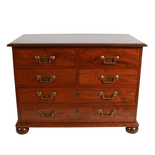 Antique George IV Low Chest of Drawers 