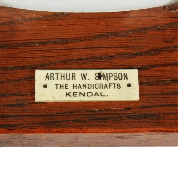 Antique Arthur Simpson Oak Stool 