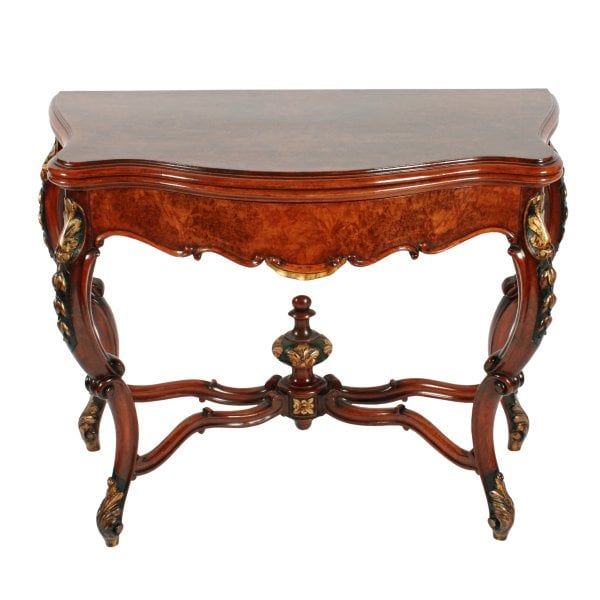 Antique 19th Century Continental Card Table  