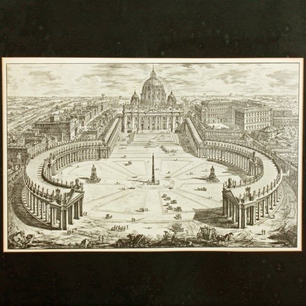 Antique Six Grand Tour Prints of Rome 