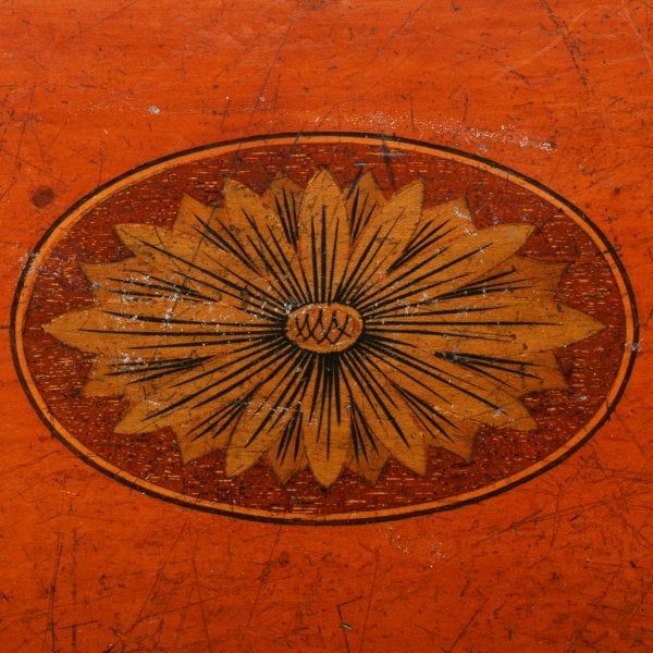 Antique 19th Century Marquetry Inlaid Tray 