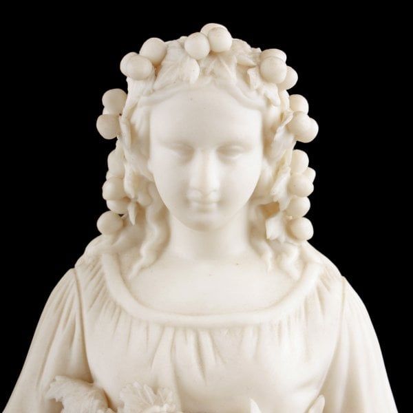 Antique Victorian Parian Ware Figure 