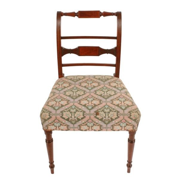 Antique Eight Georgian Mahogany Chairs 