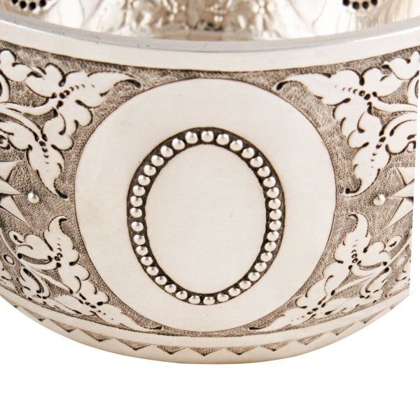 Antique Victorian Sterling Silver Bowl 