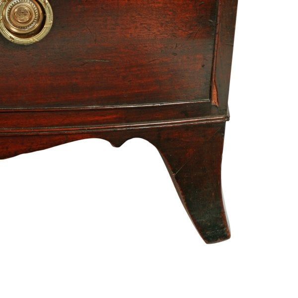 Antique Small Georgian Bow Front Chest 