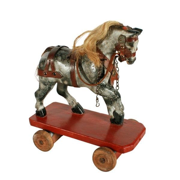 Antique Ayres Ltd Toy Horse & Cart 