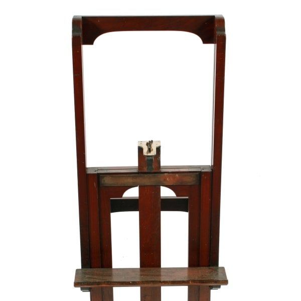 Antique Early 20th Century Mahogany Easel 