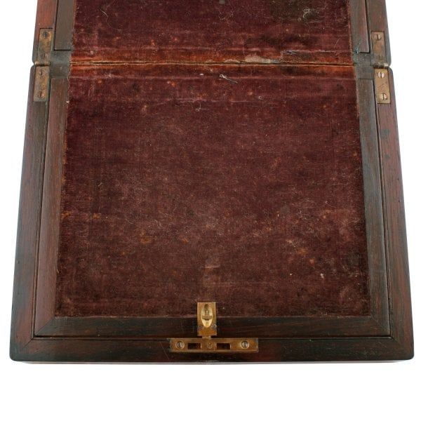 Antique Victorian Rosewood Box Desk 