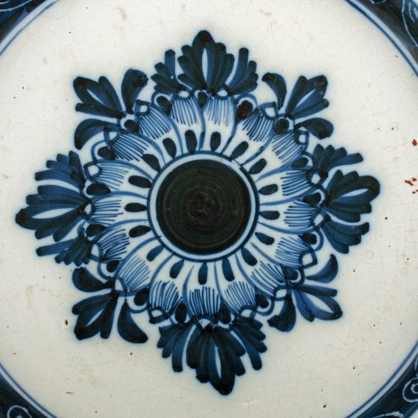 Antique 18th Century Delft Charger 