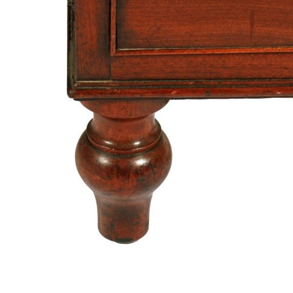 Antique Georgian Mahogany Kneehole Table 