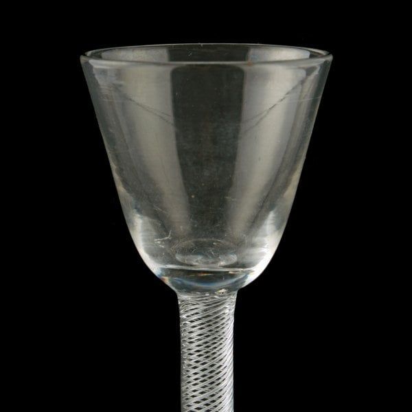 Antique Georgian Air Twist Cordial Glass 