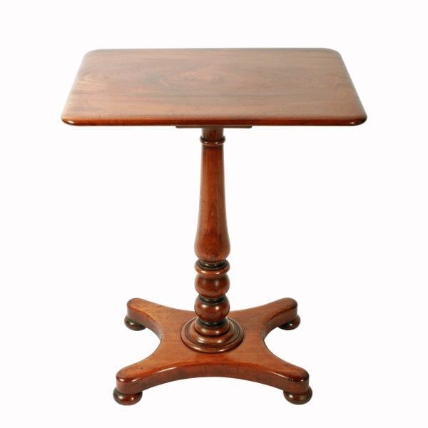 Antique Victorian Mahogany Lamp Table 
