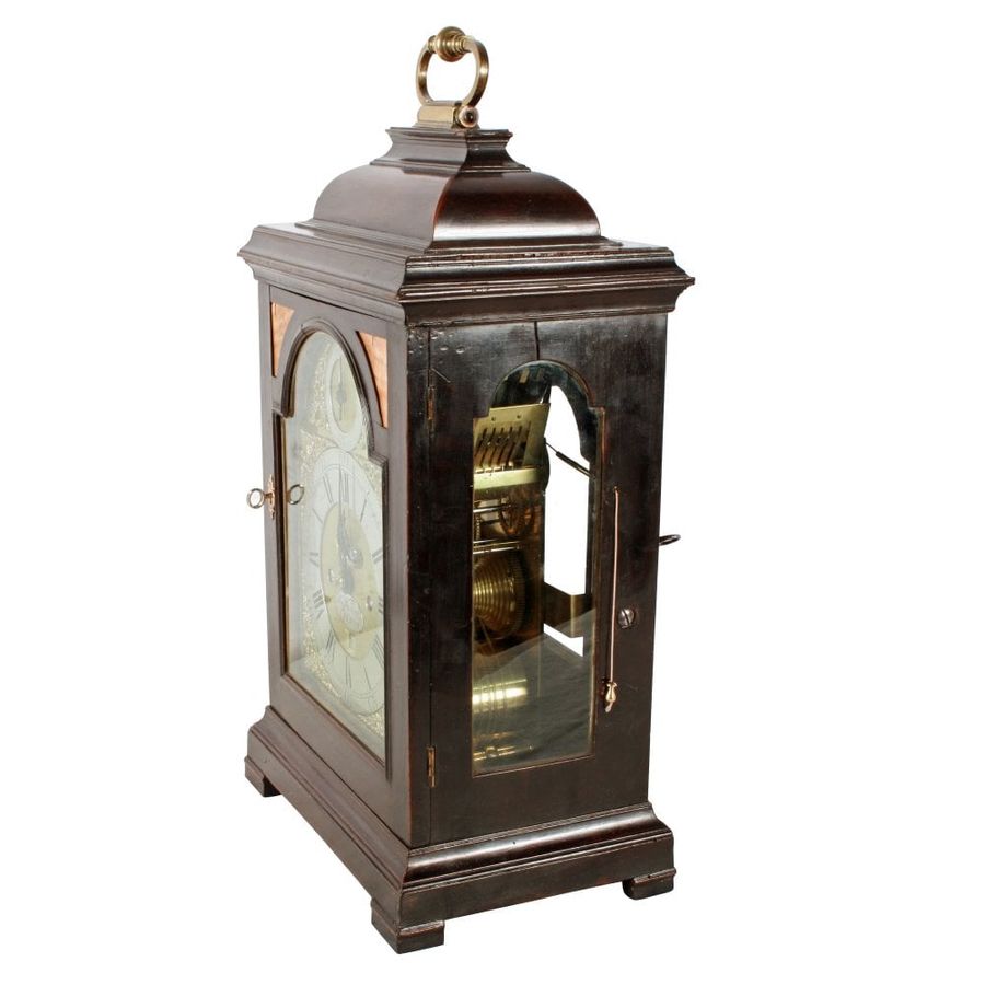 Antique George II Bracket Clock by Samuel Whichcote 