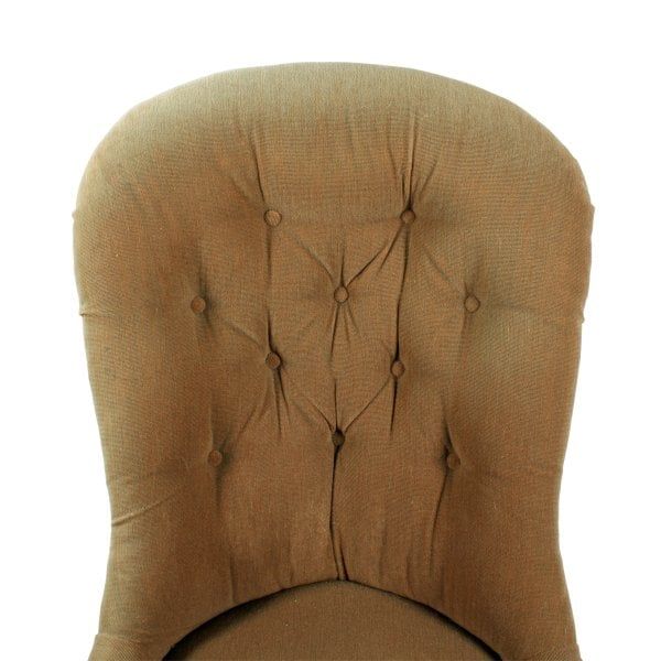 Antique Victorian Rosewood Slipper Chair 