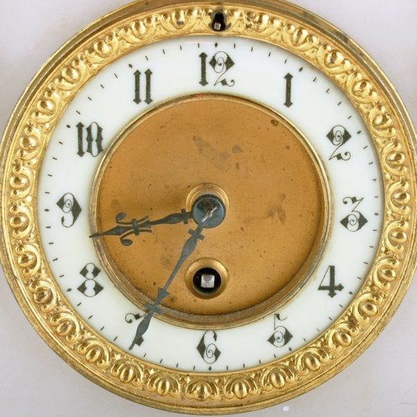 Antique 19th Century French Marble Clock 