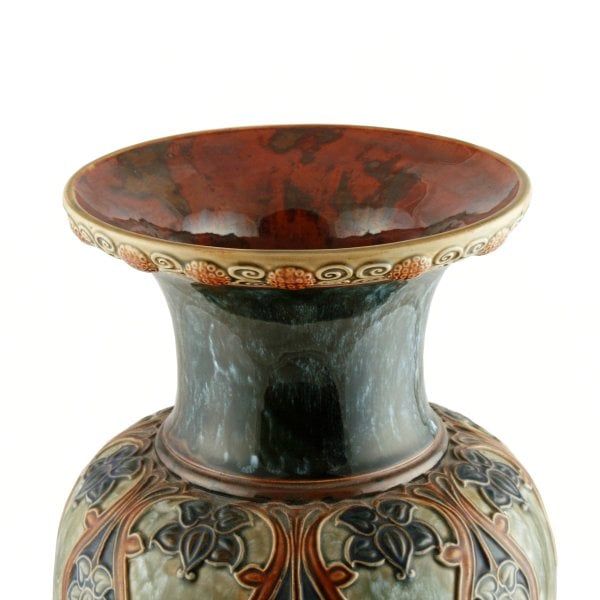 Antique Large Royal Doulton Pottery Vase 