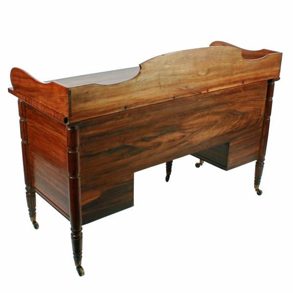 Antique Rare George IV Zebra Wood Dressing Table 