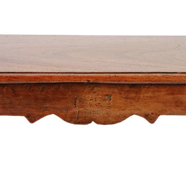 Antique Victorian Mahogany Window Seat or Bench 
