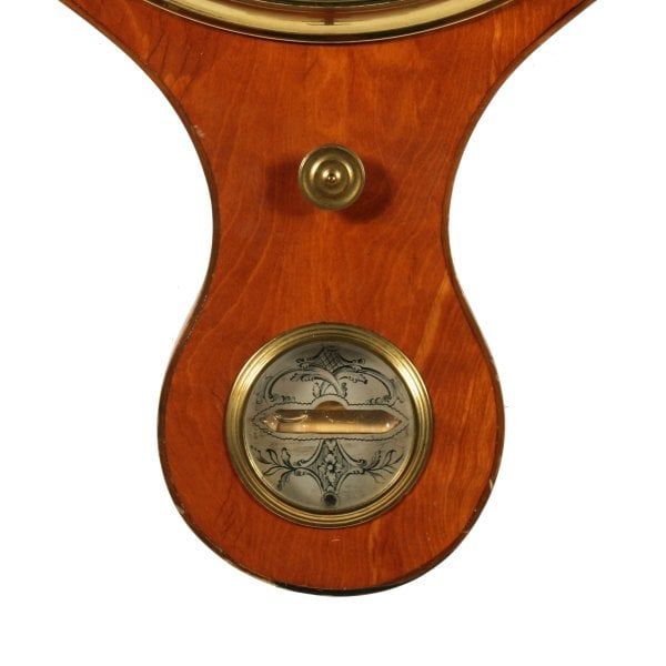 Antique Georgian Satinwood 10" Dial Barometer 
