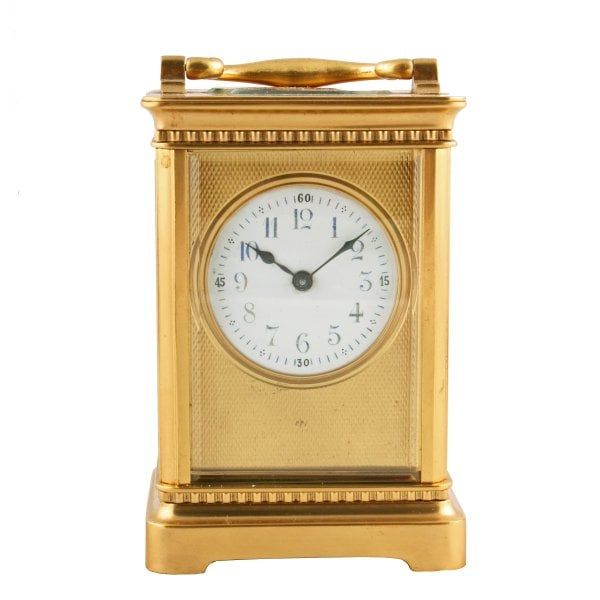 Antique French Brass Carriage Clock 