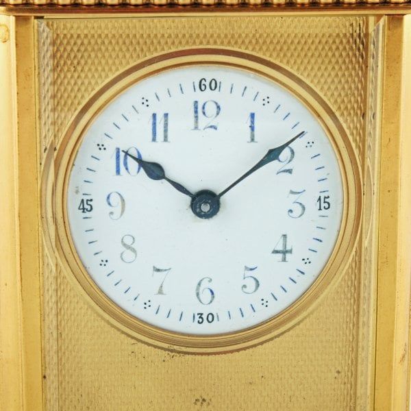 Antique French Brass Carriage Clock 