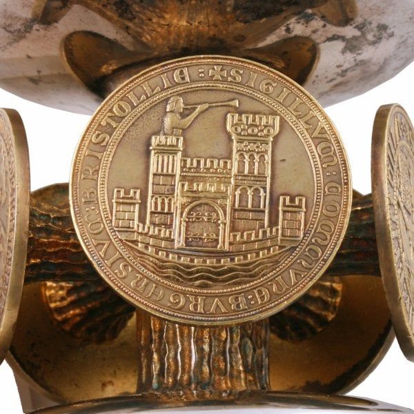 Antique Commemorative Elizabeth II Silver Goblet 