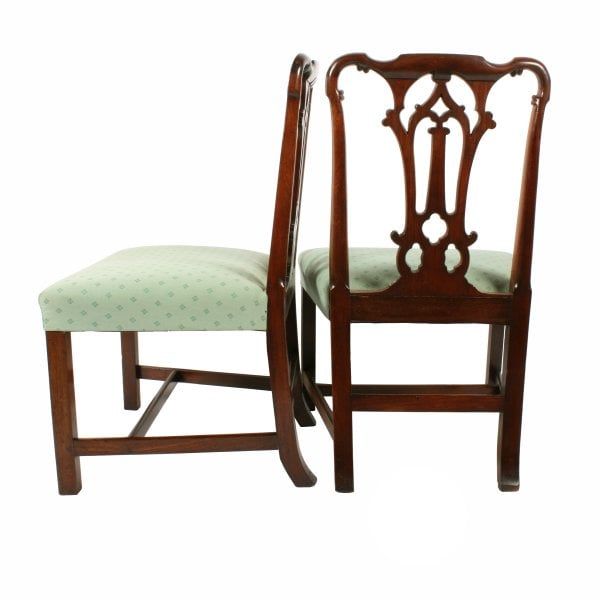 Antique 18th Century Black Walnut Chairs 