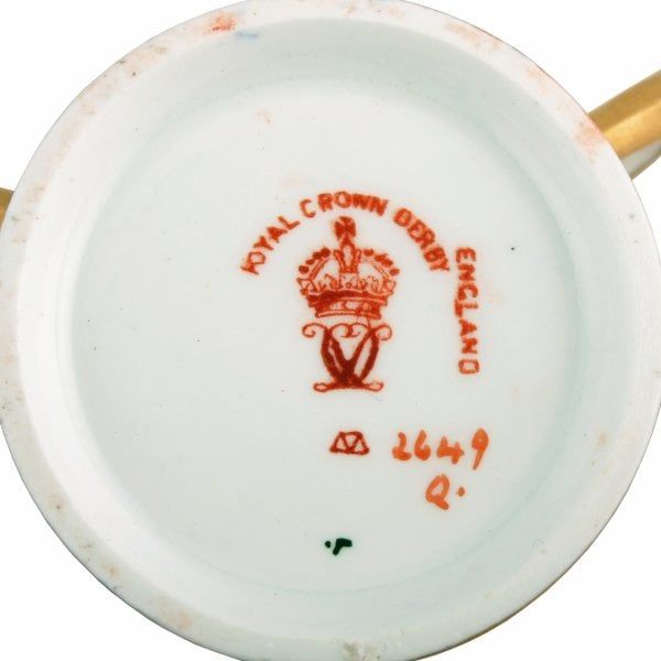 Antique Miniature Crown Derby Loving Cup 