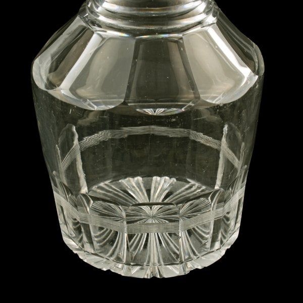 Antique Georgian Cut Glass Decanter 