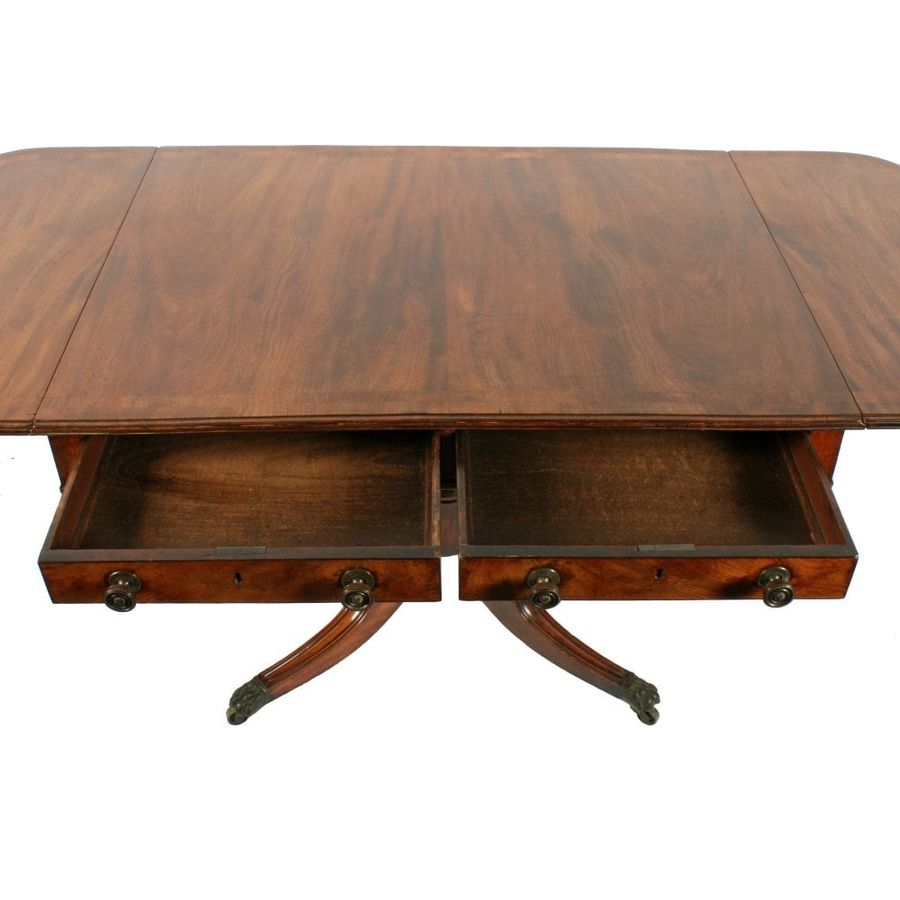 Antique Georgian Mahogany Sofa Table 