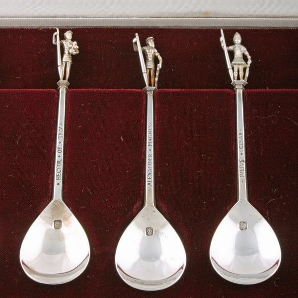 Antique The Tichborne Sterling Silver Spoons 
