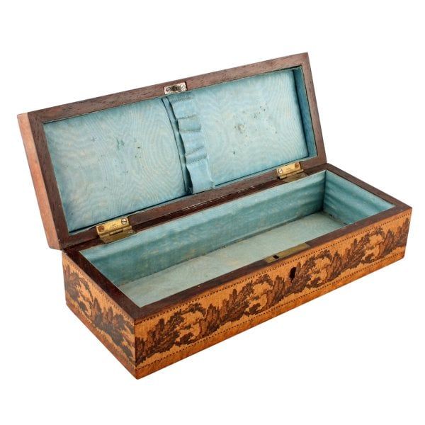 Antique Victorian Tunbridge Ware Box 