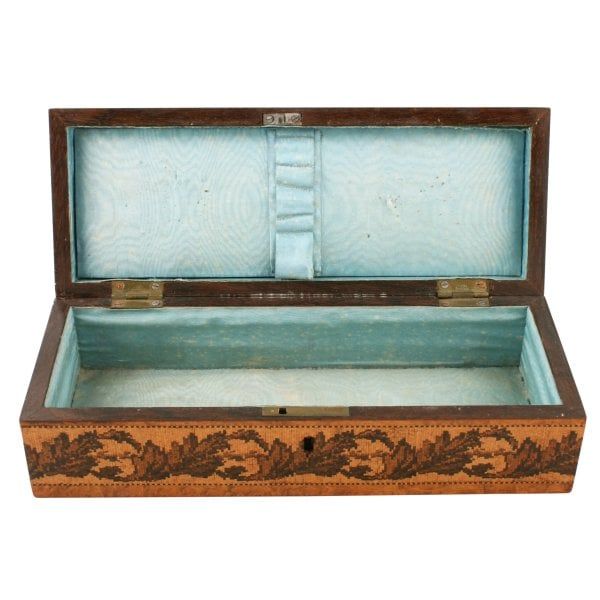 Antique Victorian Tunbridge Ware Box 