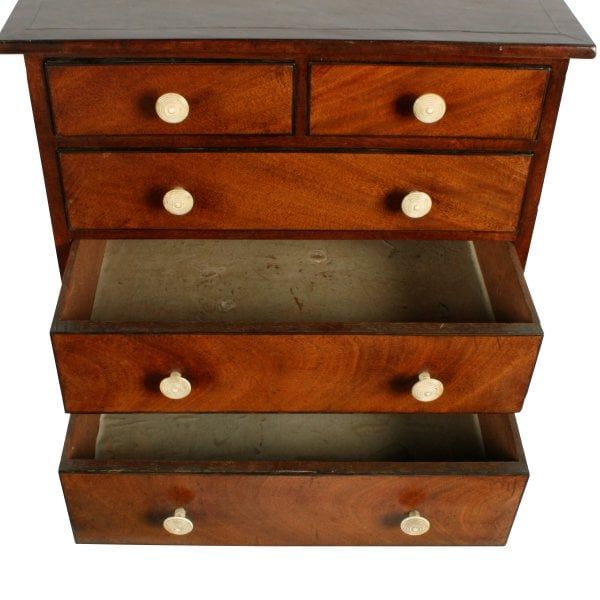 Antique Regency Miniature Chest of Drawers 
