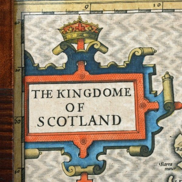 Antique John Speed 'The Kingdome of Scotland' Map 
