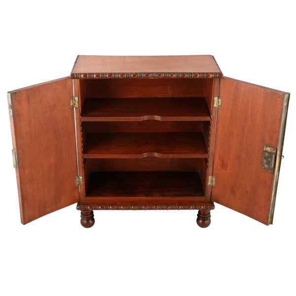 Antique Regency Mahogany Table Cabinet 